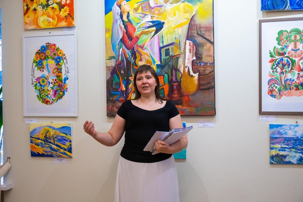 Міжнародна виставка «Від серця до серця» об’єднала в Києві митців України та Азербайджану