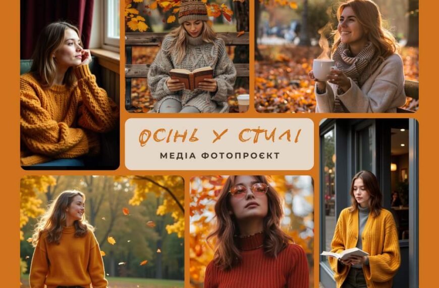 Осінь у стилі: у Києві стартує атмосферний медіа фотопроєкт