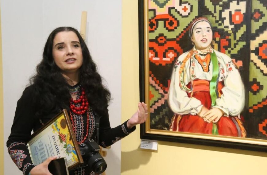 Відкриття виставки Марії Полякової «Україна крізь призму сьогодення» у Вишгороді